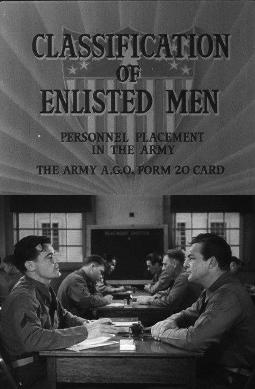Classification of Enlisted Men 1942 official movie poster