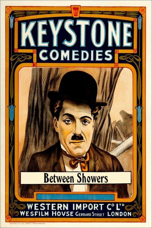Between Showers 1914 official movie poster