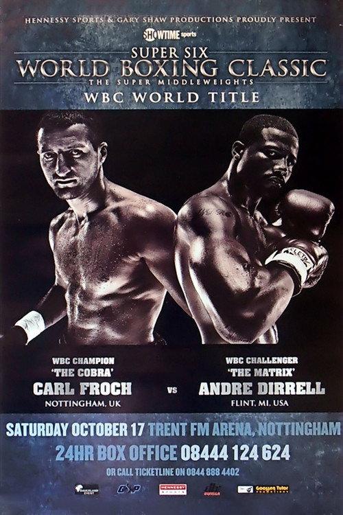 Carl Froch vs. Andre Dirrell 2009 official movie poster