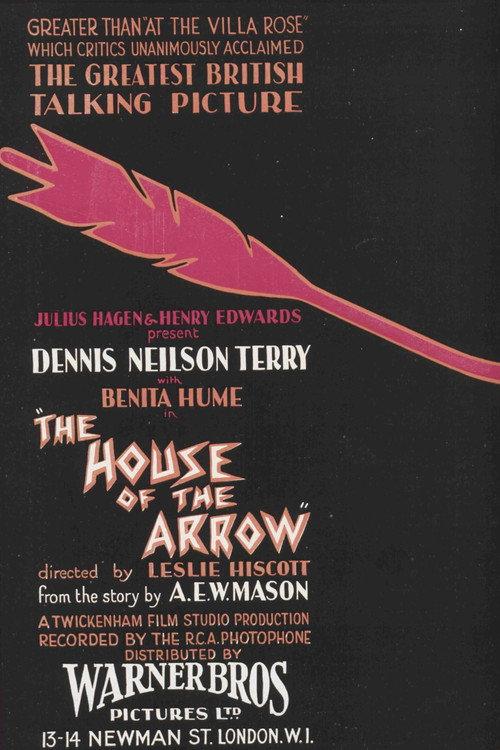 The House of the Arrow 1930 official movie poster