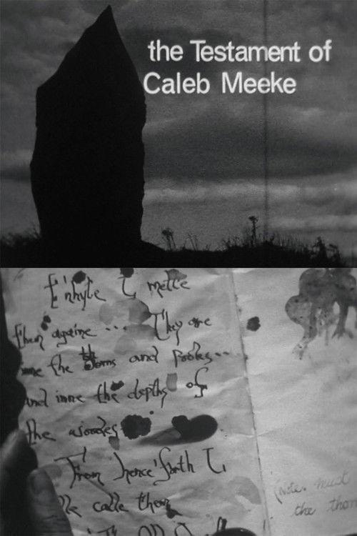 The Testament of Caleb Meeke 1969 official movie poster
