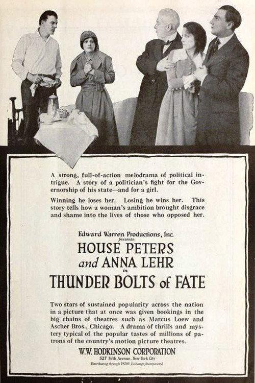 Thunderbolts of Fate 1919 official movie poster