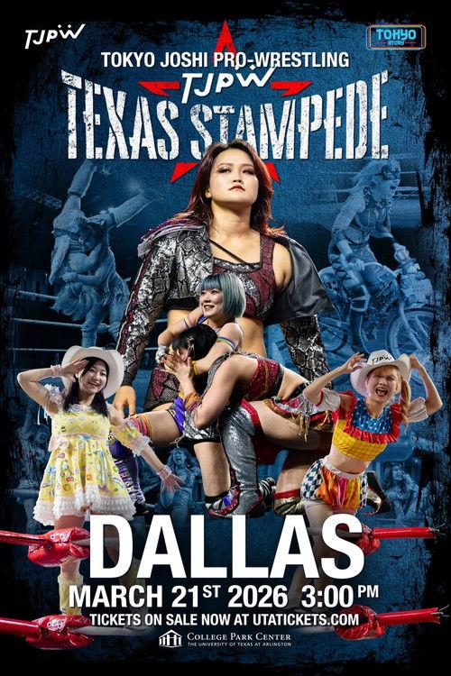 TJPW Texas Stampede in Dallas 2026 official movie poster