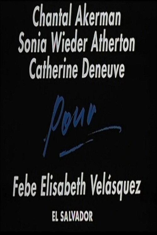 For Febe Elisabeth Velasquez, El Salvador 1991 official movie poster