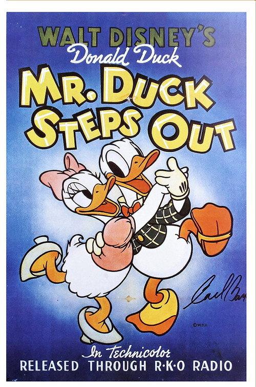 Mr. Duck Steps Out 1940 official movie poster