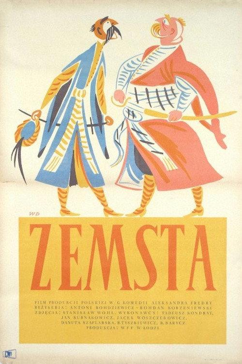 Zemsta 1957 official movie poster