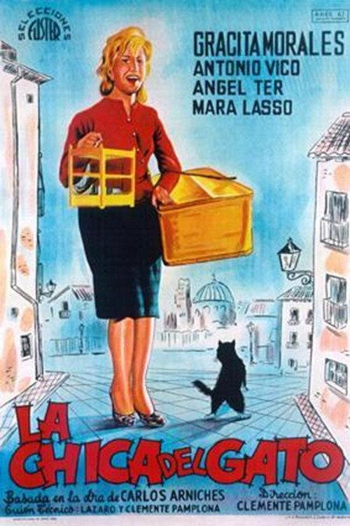 La chica del gato 1964 official movie poster