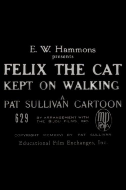 Felix the Cat Kept On Walking 1925 official movie poster