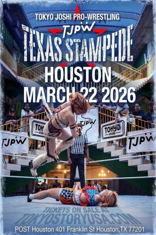 TJPW Texas Stampede in Houston 2026 official movie poster