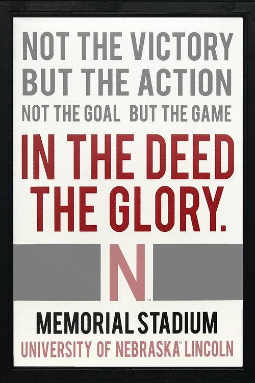 In the Deed the Glory: Memorial Stadium 2023 official movie poster