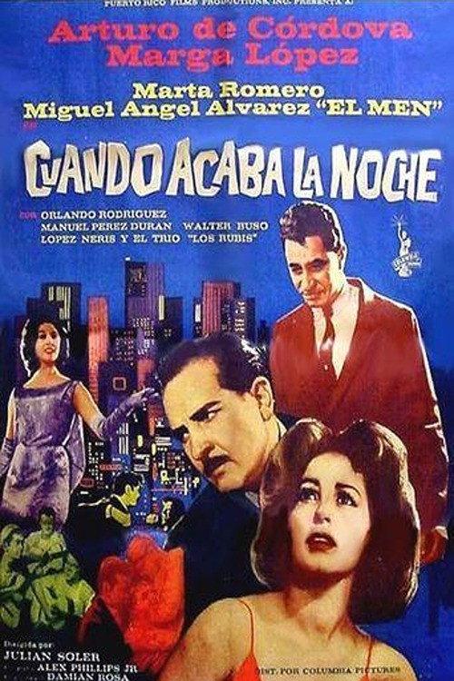 Cuando acaba la noche 1964 official movie poster
