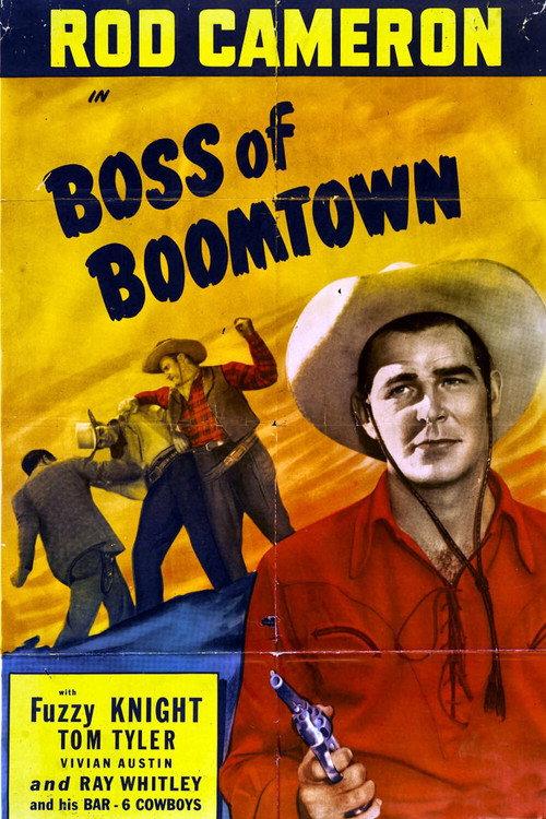 Boss of Boomtown 1944 official movie poster
