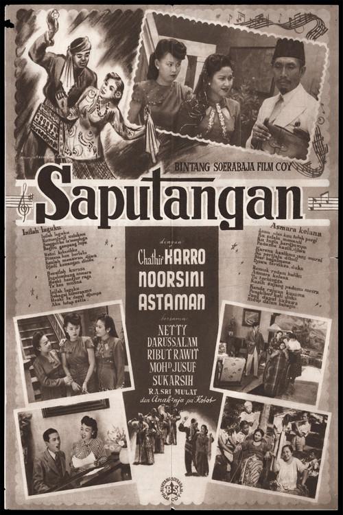 Saputangan 1949 official movie poster