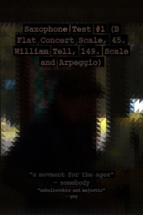 The Saxophone Test 2018 official movie poster