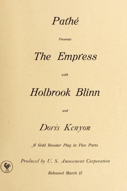The Empress 1917 official movie poster