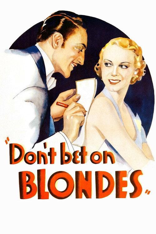 Don't Bet on Blondes 1935 official movie poster