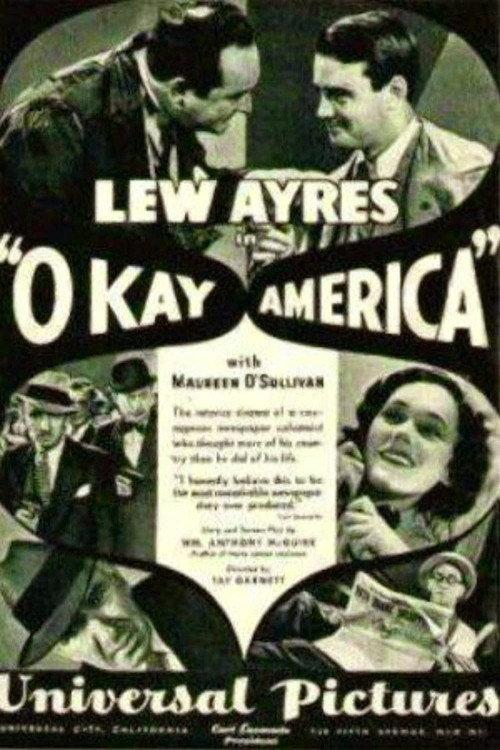 Okay, America! 1932 official movie poster