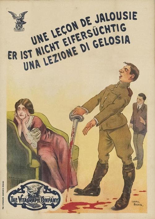 A Lesson in Jealousy 1913 official movie poster