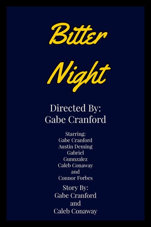 Bitter Night 2023 official movie poster