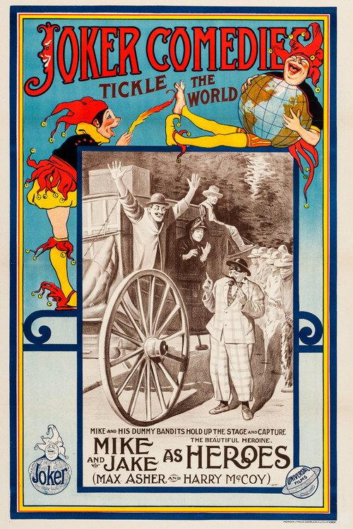 Mike and Jake as Heroes 1913 official movie poster