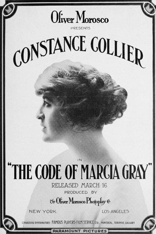 The Code of Marcia Gray 1916 official movie poster