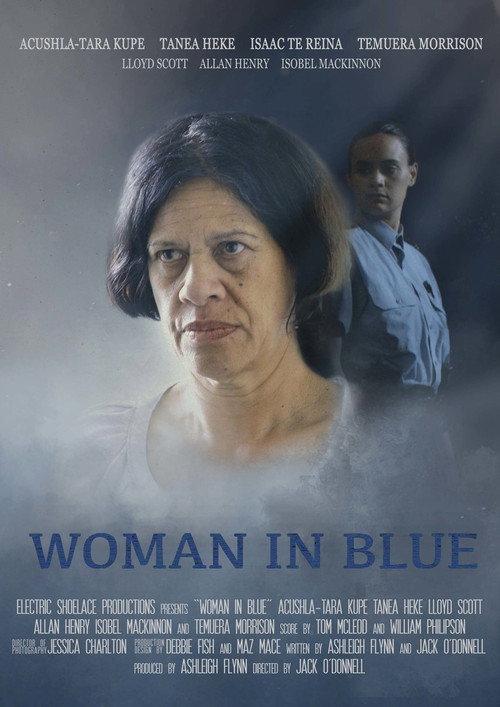 Woman in Blue 2021 official movie poster