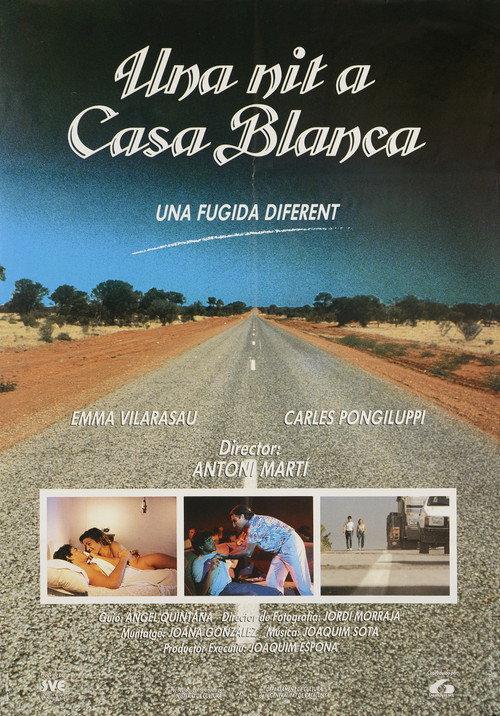 Una nit a Casa Blanca 1987 official movie poster