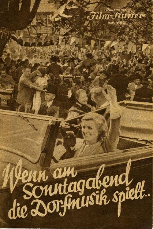 Wenn am Sonntagabend die Dorfmusik spielt 1933 official movie poster