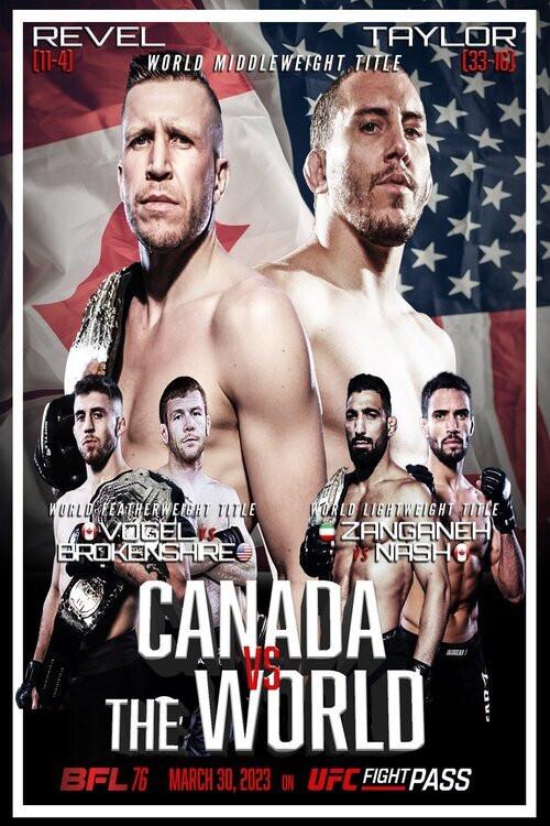 BFL 76: Canada vs. The World 2023 official movie poster