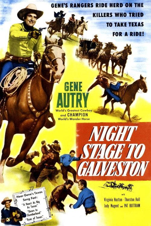 Night Stage to Galveston 1952 official movie poster