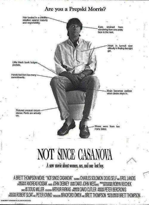 Not Since Casanova 1988 official movie poster
