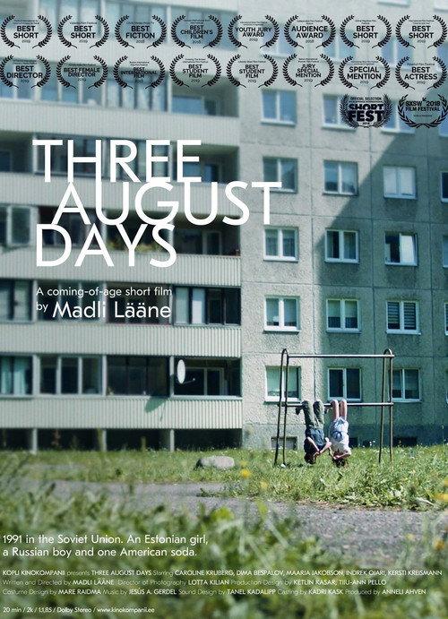 Three August Days 2018 official movie poster