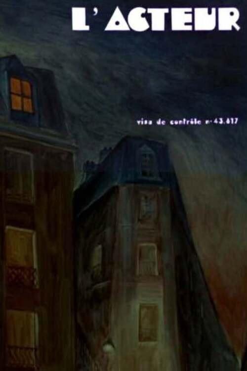 The Actor 1974 official movie poster