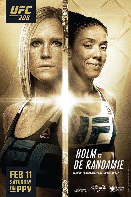 UFC 208: Holm vs. de Randamie 2017 official movie poster