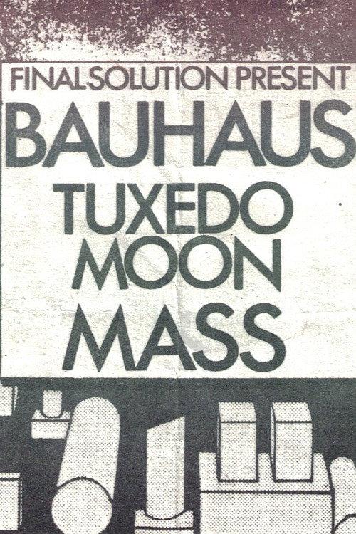 Bauhaus Live, University Of London (1980-10-31) 1983 official movie poster