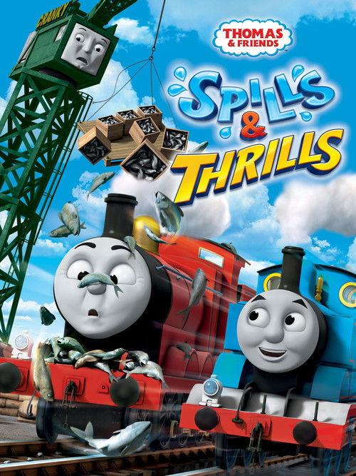 Thomas & Friends: Spills & Thrills 2014 official movie poster