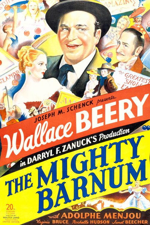 The Mighty Barnum 1934 official movie poster