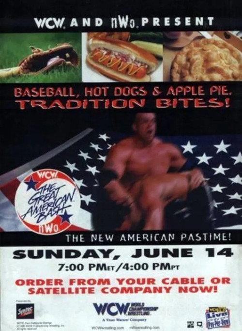WCW The Great American Bash 1998 1998 official movie poster