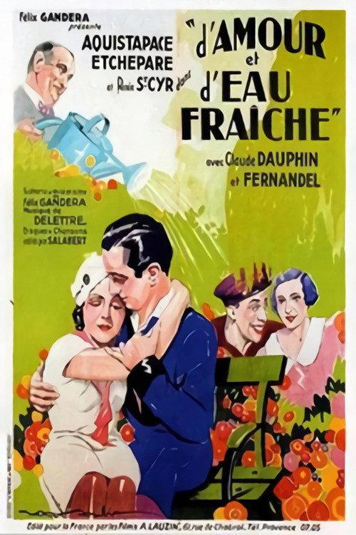 Love and Cool Water 1933 official movie poster