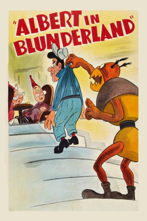 Albert in Blunderland 1950 official movie poster