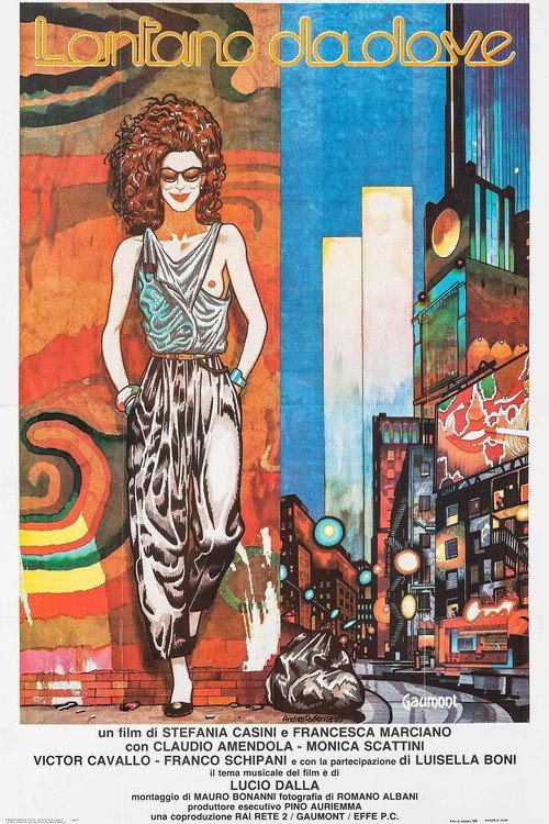 Lontano da dove 1983 official movie poster