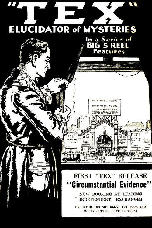 Detective Tex: Circumstantial Evidence 1920 official movie poster