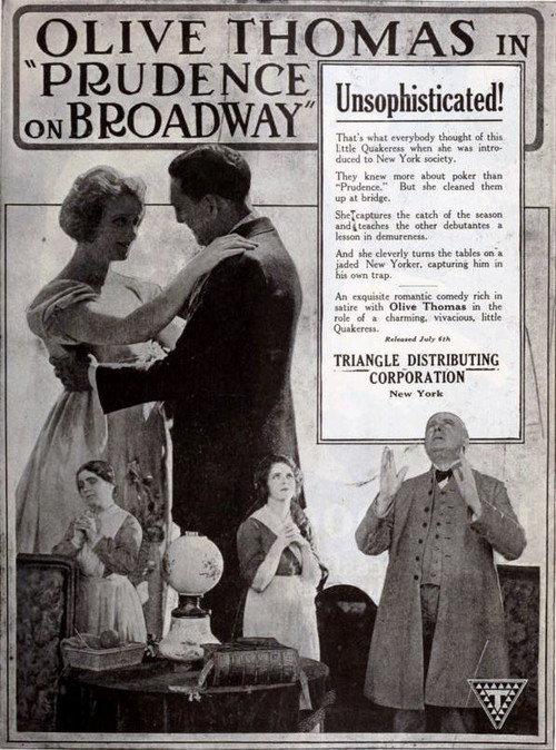 Prudence on Broadway 1919 official movie poster