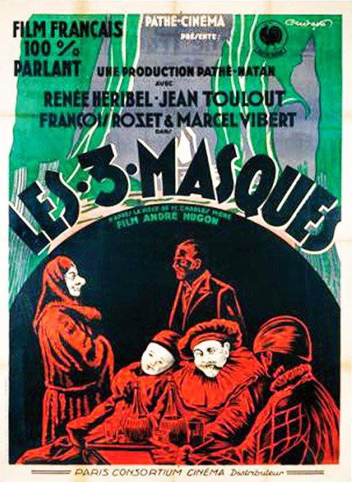 The Three Masks 1929 official movie poster