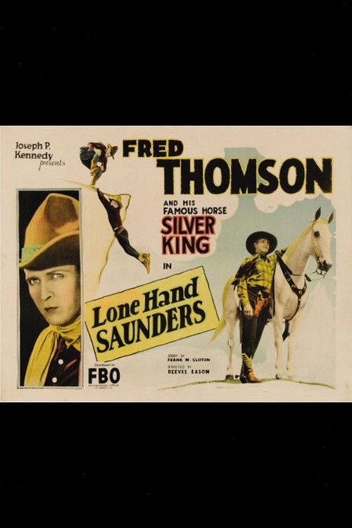 Lone Hand Saunders 1926 official movie poster