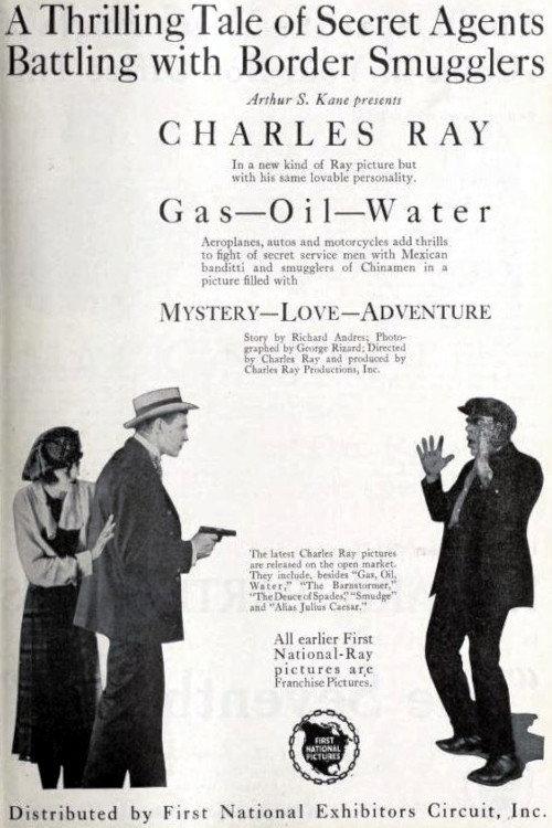 Gas, Oil and Water 1922 official movie poster