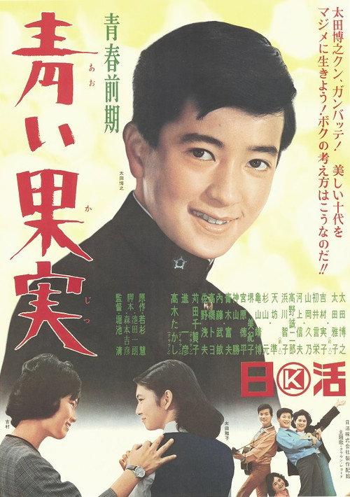 Seishun zenki: Aoi kajitsu 1965 official movie poster