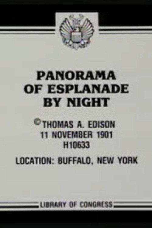 Panorama of Esplanade by Night 1901 official movie poster