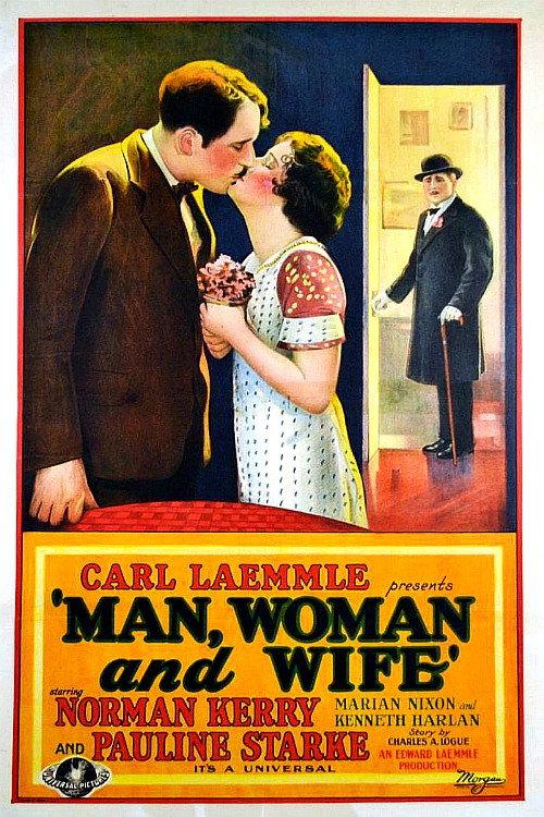 Man, Woman and Wife 1929 official movie poster
