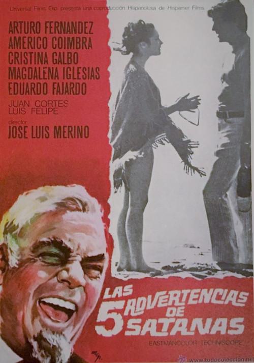 Satan's Five Warnings 1970 official movie poster